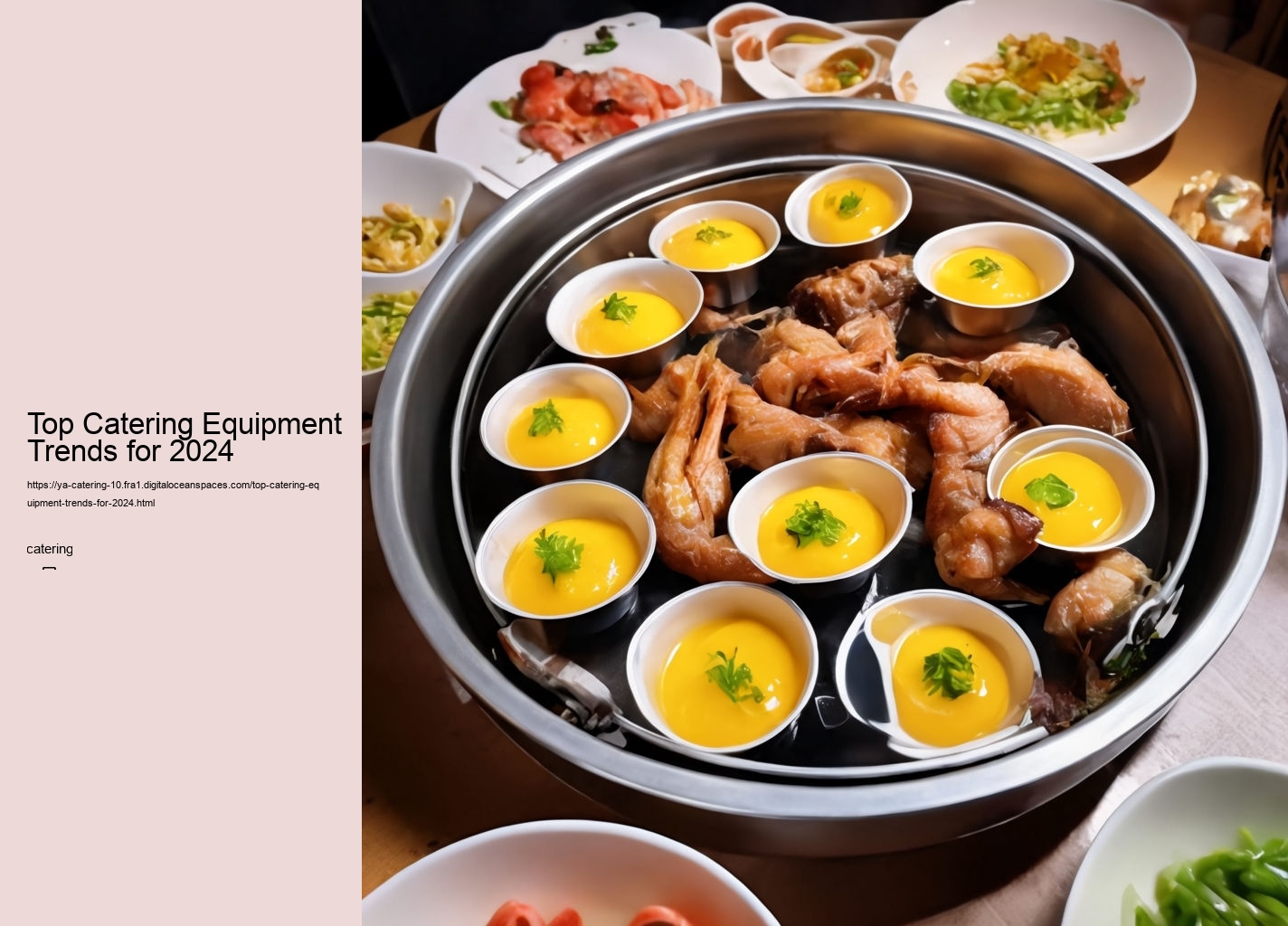 Top Catering Equipment Trends for 2024